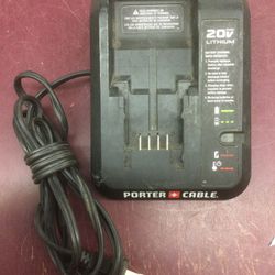 PORTER CABLE 20V LITHIUM BATTERY CHARGER Li-Ion