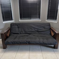 Black Futon Couch Bed 