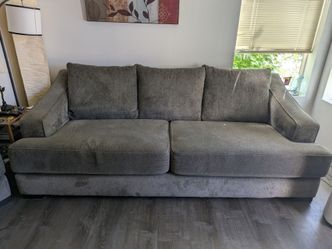 Stanton couch and oversized chair and ottoman with storage