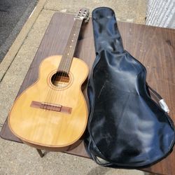Giannini Vintage 1966 Model 2 Brazilian-Made Classical Acoustic Guitar