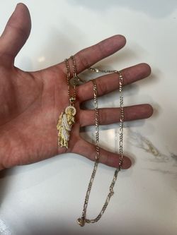 Gold chain set