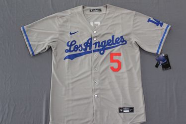 Los Angeles Dodgers Grey Freeman Jersey Size Large New