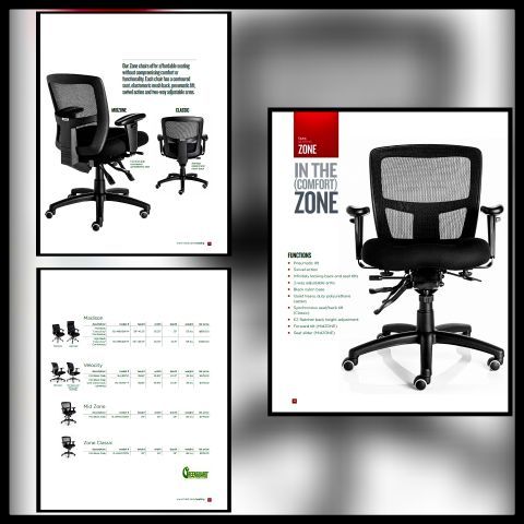 Friant ZONE Classic, Mid-Back Mesh Chair..