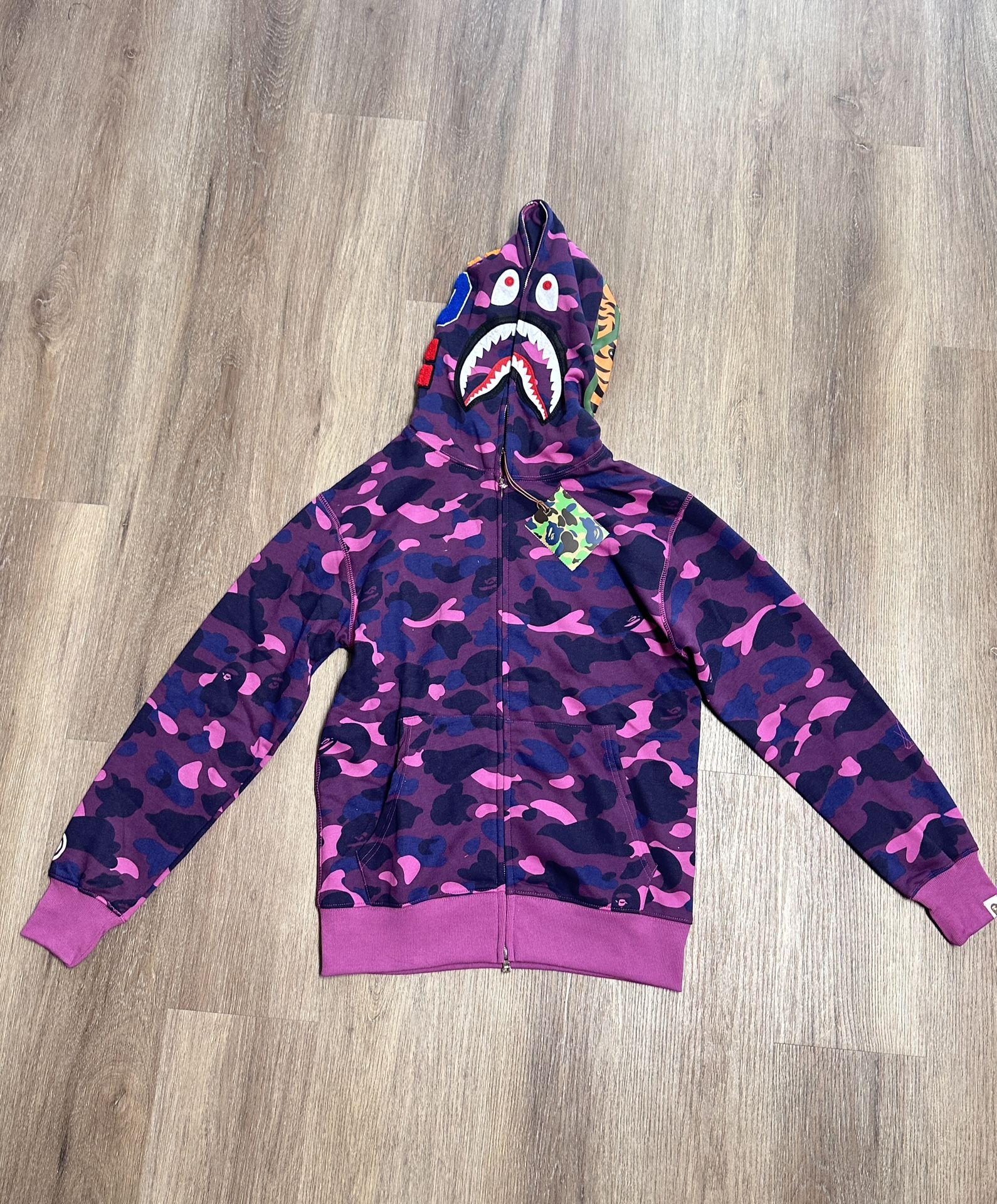 Purple Camo Bape Hoodie