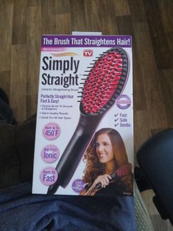 Simply straight ceramic straightening brush