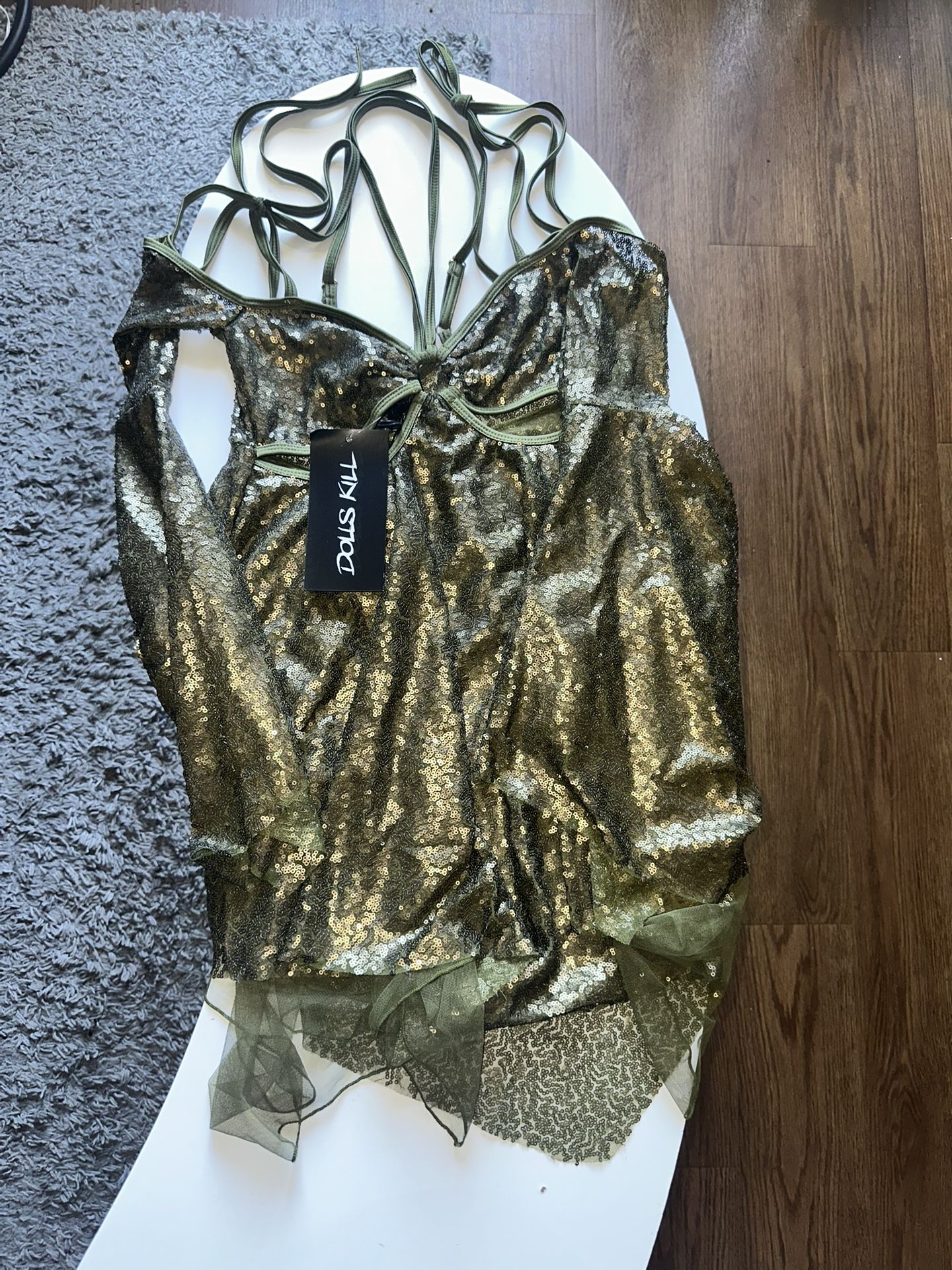 Rave Gold Sequin Fairy Dress 🧚♂️ ✨