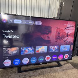 SONY 50" LED-LCD HDTV WITH ONN SMART STCK