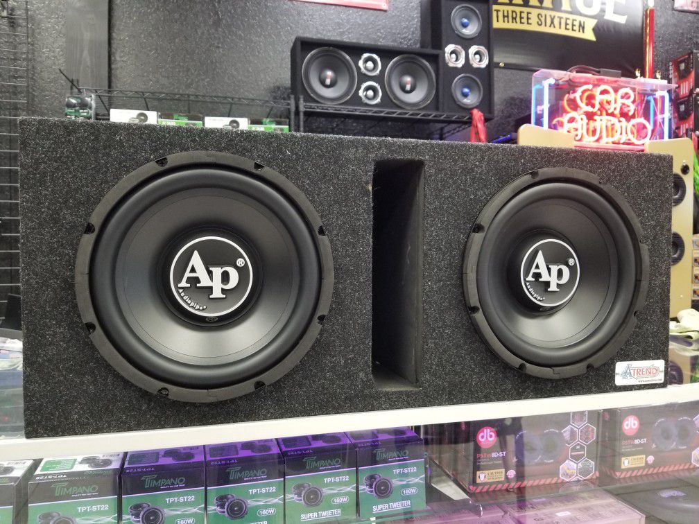 10" AUDIOPIPE SUBWOOFERS W/PORTED BOX
