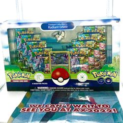 Pokemon TCG: Pokemon GO Premium Collection - Radiant Eevee +Promo Card for  Sale in Cypress, CA - OfferUp
