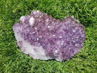 Amethyst with Cacoxenite