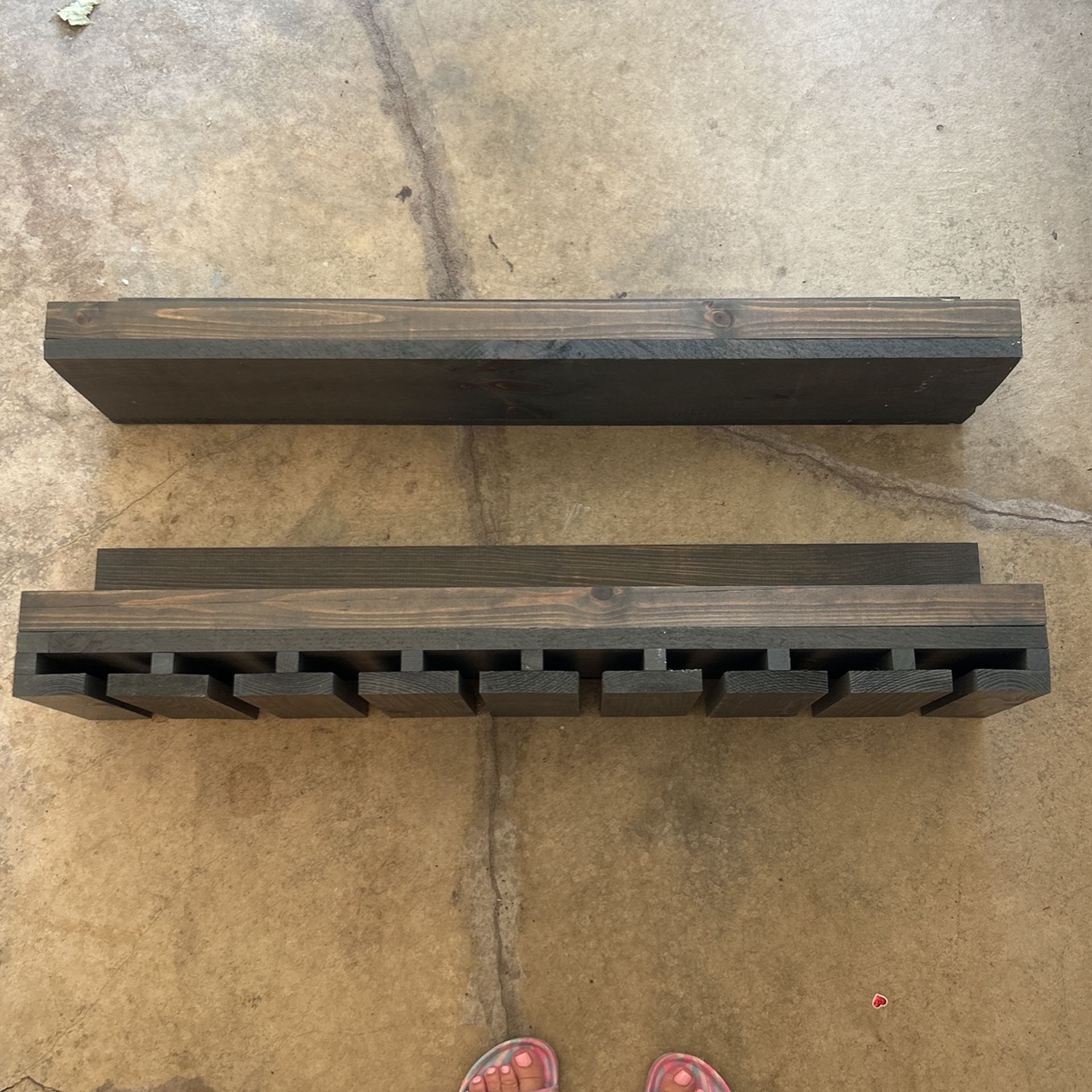Wine Glass Rack And Shelf