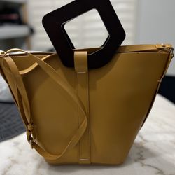 SYNTHETIC BUCKET HANDBAG