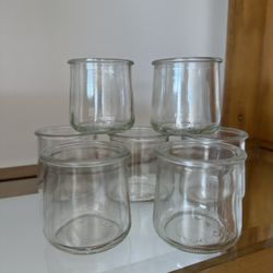 GLASS JARS  (24) FOR $13