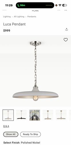 Luca pendant lights