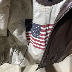 Leather Jacket Size Small