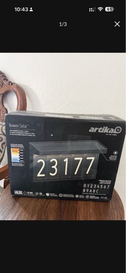 Solar LED Address Wall