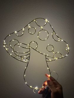 Light up mushroom decor