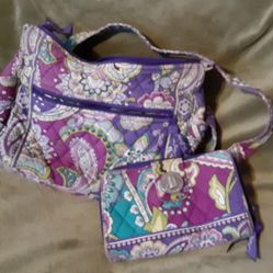 Vera Bradley Matching Purse And Wallet
