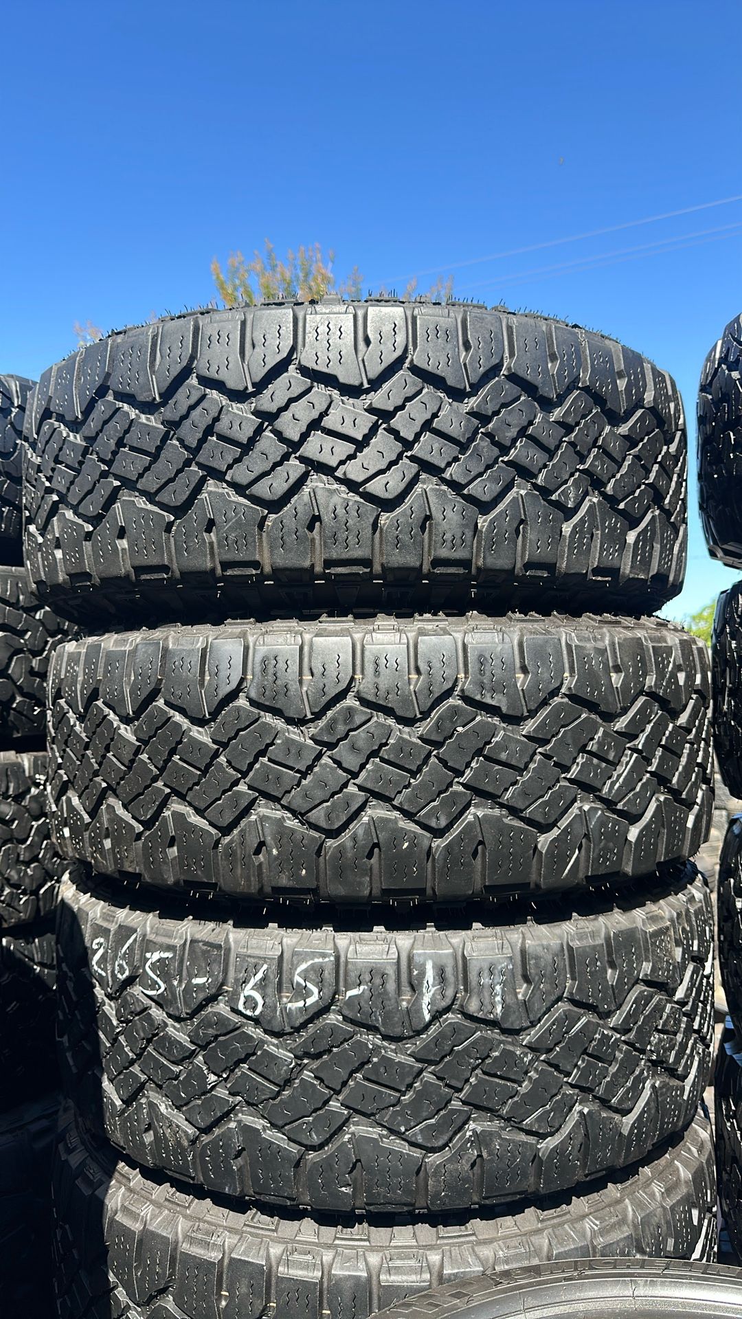 Set Of Good Year Wrangler 265/65R17 Tires