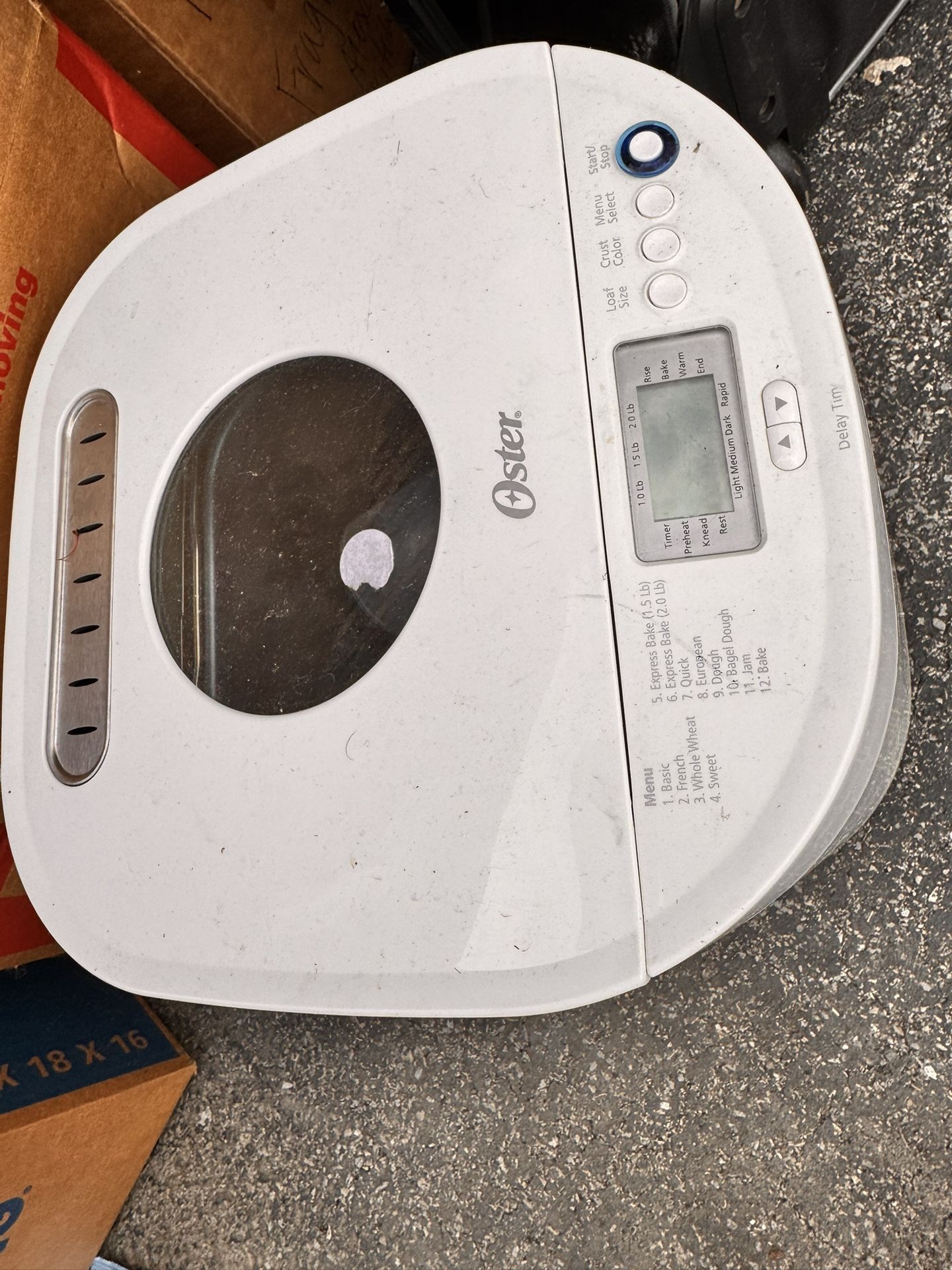 Oster Bread Maker - Like New!