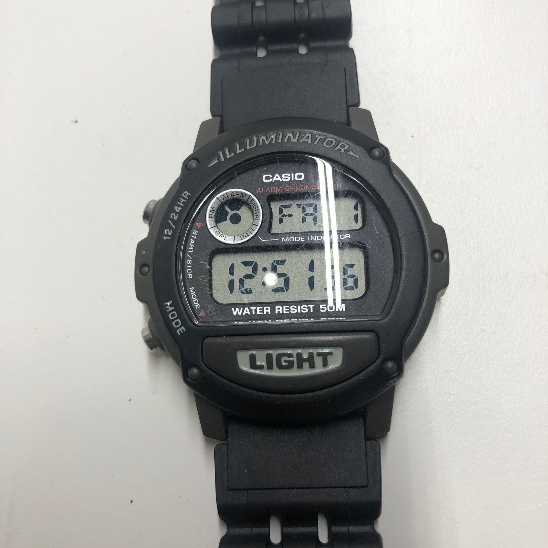 Casio Illuminator Mens Watch 1536 W-87H