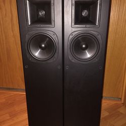 Klipsch SF1 Black Floorstanding Speakers 2 Way-Mint condition 