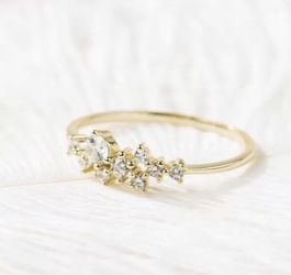 ✔️ Gold plated ring