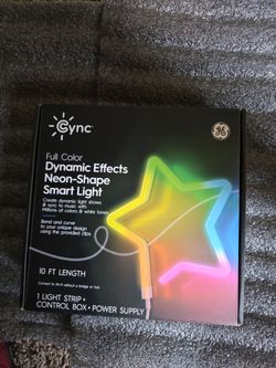 GE Cync Full Color Neon-Shape Smart Light 10ft
