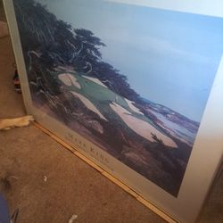 Gold Framed Mark King Print