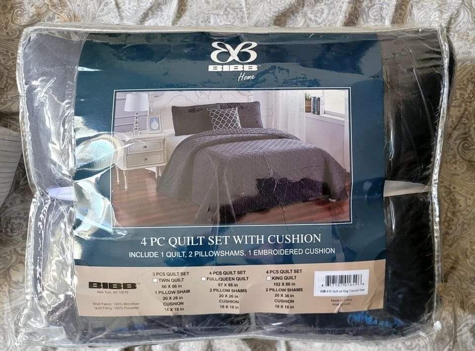 Bibb 4 Piece Quilt Set King Size