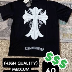 BLACK CHROME HEART TEE
