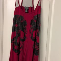 Halloween Midnight Hour Skull Tank Top - Gothic/Rock Tank
