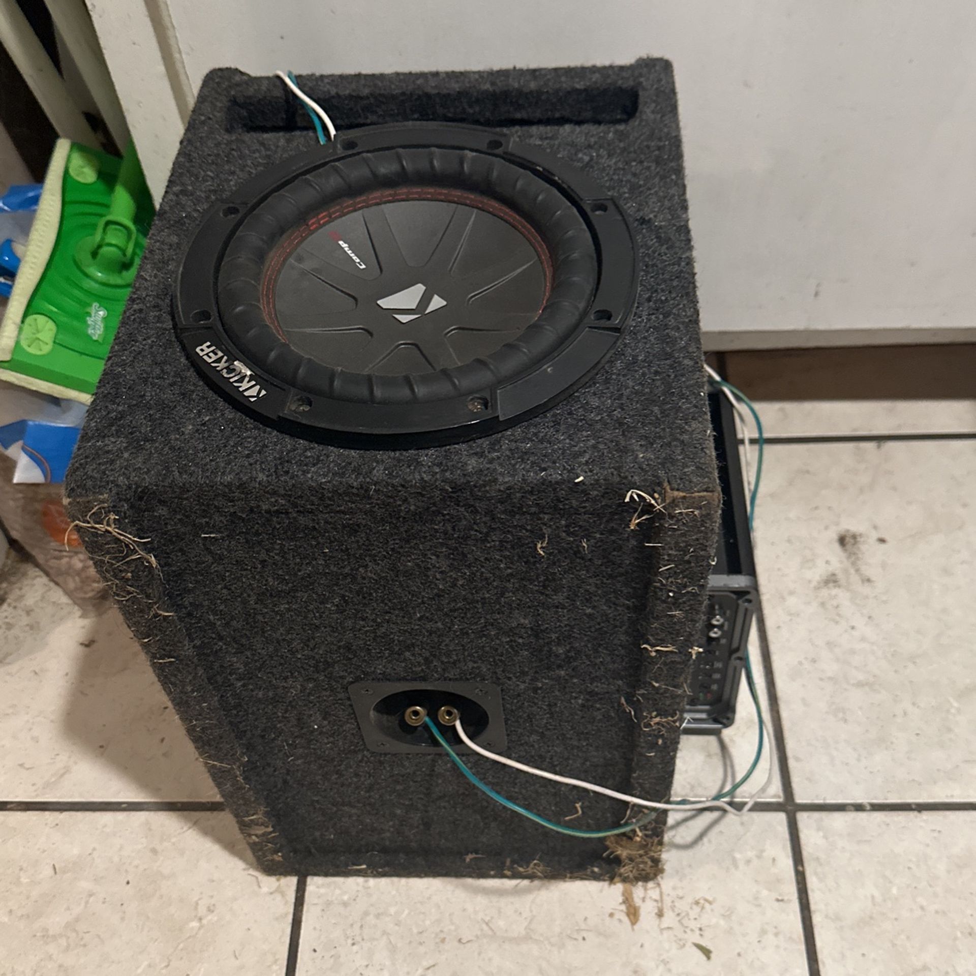 8’inch Kicker N Kicker Amp