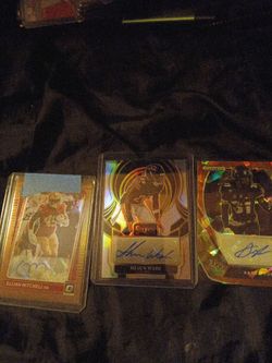 3 Autograph Cards