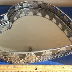 Heart Shape Metal Mirror 
