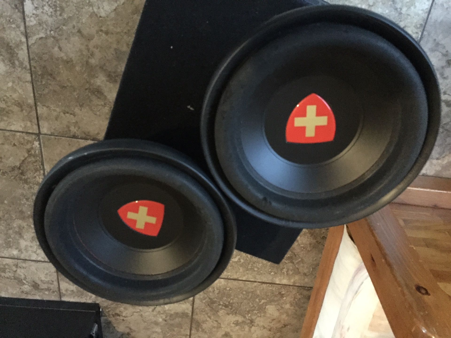 Swiss Audio 10 car subwoofer speakers 300 watt each
