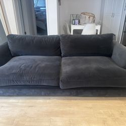 West Elm Haven Sofa 82” – Astor Velvet – Excellent Condition