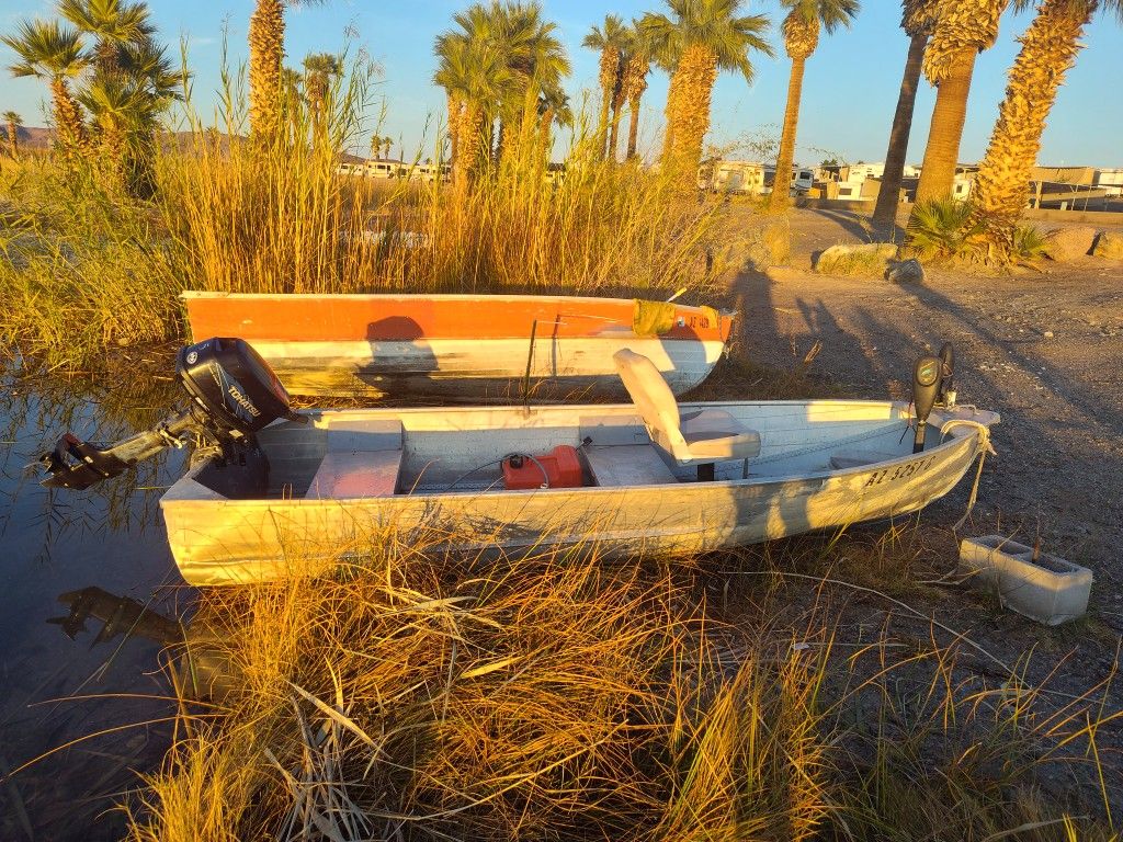 12 Foot Aluminum Boat With 5hp Motor