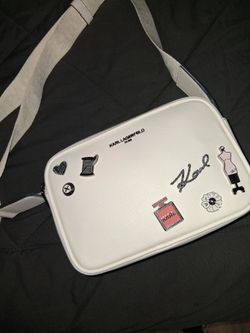 Karl Lagerfeld leather crossbody bag