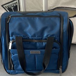 Perry Ellis under seat roll on carry-on suitcase