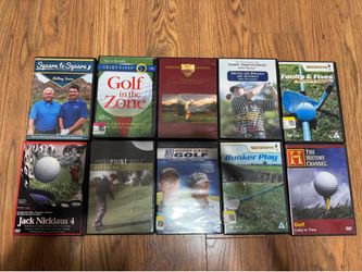Selection of Golf DVDs