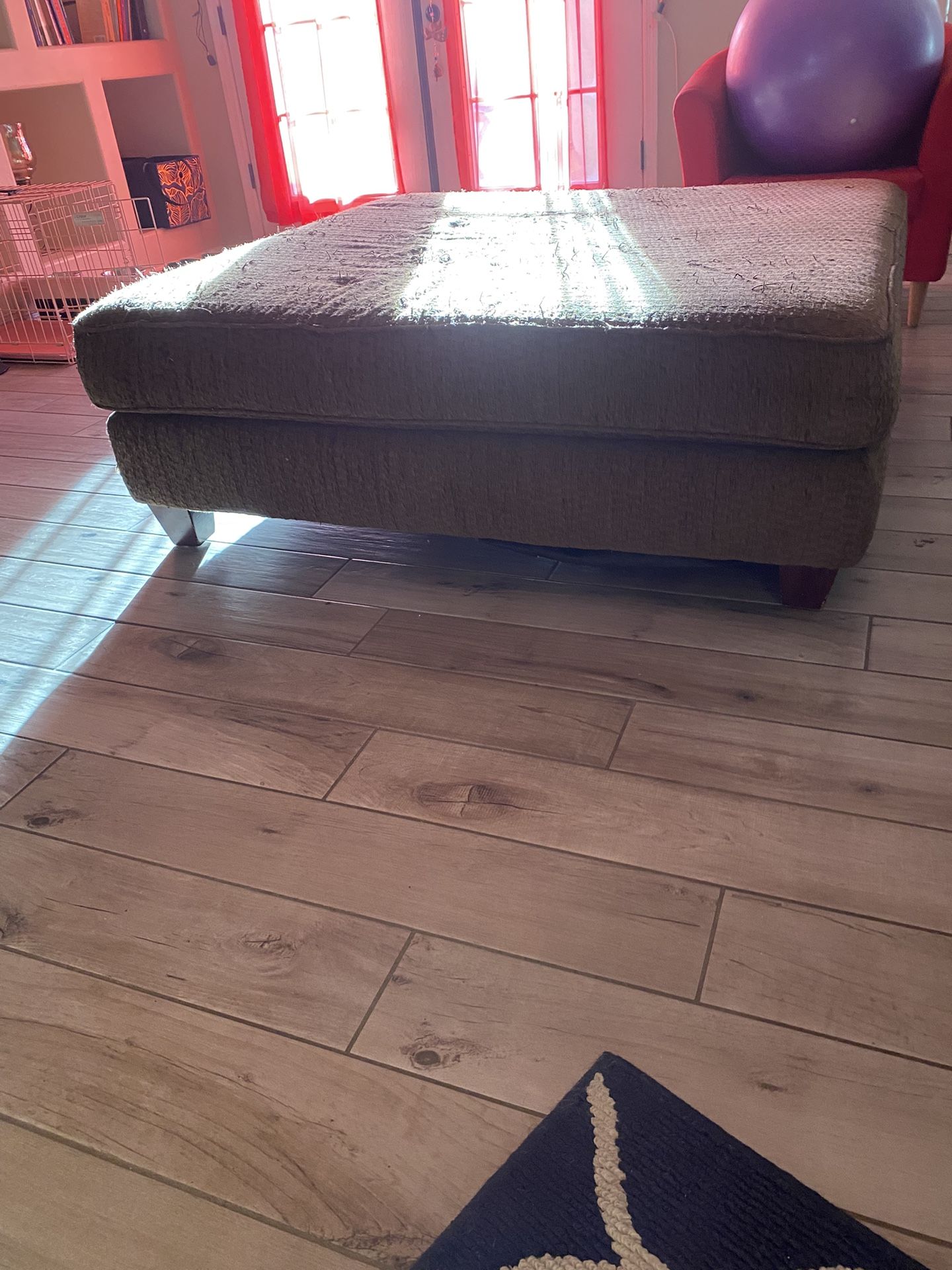 Fabric Ottoman