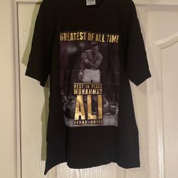Muhammad Ali Greatest Of All Time Rest In Peace Men’s T Shirt XL