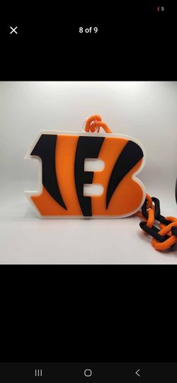 Cincinnati Bengals Logo Pendant with Chain