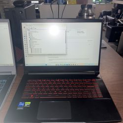 MSI GF63 GAMING LAPTOP NVIDIA RTX 4050 16GB/512 NVME SSD WIN 11 PRO  
