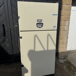 Frigidaire, off white and 5 .5 tall 2.5 wide