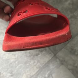 Gucci rubber sandals