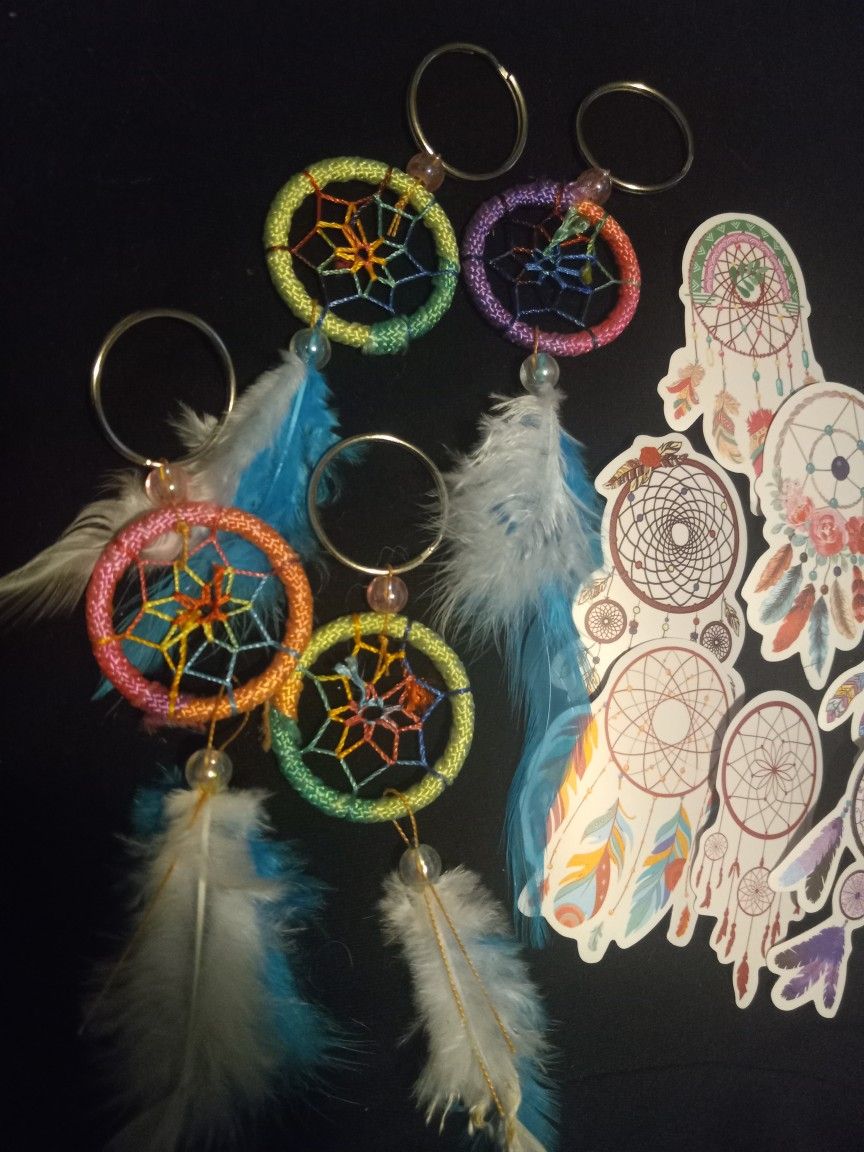 $1 DreamCatcher Keychains with FREE Stickers at Soap City Laundromat 9am-9pm 