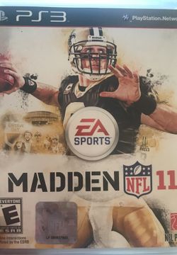 PS3 Madden 11 game