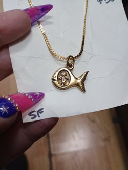 Jonah And The well Pendant Necklace